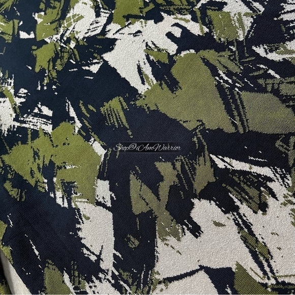 Jason Wu abstract crewneck pullover in navy, basil & chalk *shop@iamwarrior - Picture 13 of 15